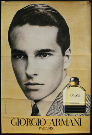 Giorgio Armani - Parfums - Eau Pour Homme | Original Vintage Poster |  Chisholm Larsson Gallery