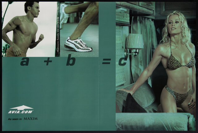 A+B=C - Avia's New ECs Running Technology (Avia Athletic Running Shoes), Original Vintage Poster