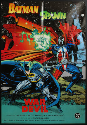 Batman - Spawn - War Devil - DC Comics | Original Vintage Poster