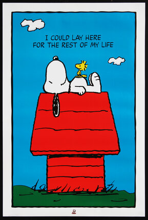 Snoopy - Peanuts - I Could Lay Here For The Rest Of My Life | Original ...