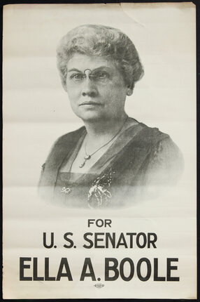 Ella A. Boole for U.S. Senator, Original Vintage Poster