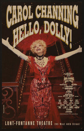 Hello, Dolly! - Lunt-Fontanne Theatre (Signed Window Card) | Original ...