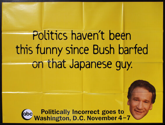 Politically Incorrect - Bill Maher | Original Vintage Poster | Chisholm ...