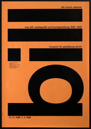 BILL: Zurich Reklame (Max Bill: Werbegrafik und Buchgestaltung 1930 ...