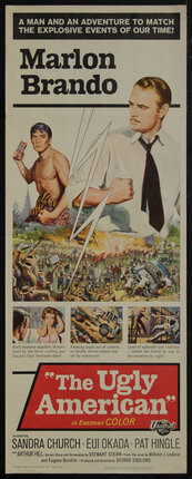 a movie poster of a man making a fist, another man throwing dynamite and a group of people in a battle