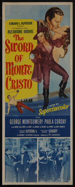 a movie poster with a woman holding a sword and film stills